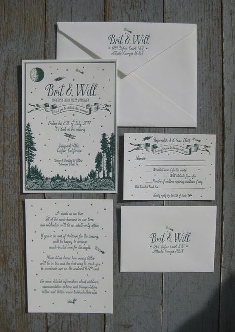 Simply Rustic Perfect Custom Letterpress Wedding Invitation Suite Letterpress Invitation Suite, Letterpress Wedding Invitation Suite, Letterpress Wedding Invitation, Hope Valley, Yosemite Wedding, Wedding Info, Letterpress Invitations, Carton Invitation, Letterpress Wedding