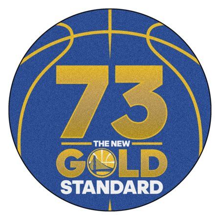 NBA - Warriors 73 Basketball Mat 27 inch diameter, Multicolor Basketball Golden State Warriors, Golden State Warriors Game, Warriors Logo, Nba Warriors, Golden State Warriors Basketball, Sports Rug, Warrior Logo, Warriors Basketball, Nba Golden State Warriors