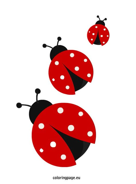 How To Paint Ladybugs, Ladybug Insect, Ladybug Crafts, Ladybug Art, Clay Pot Crafts, Pola Sulam, Color Image, Art Drawings For Kids, Applique Patterns