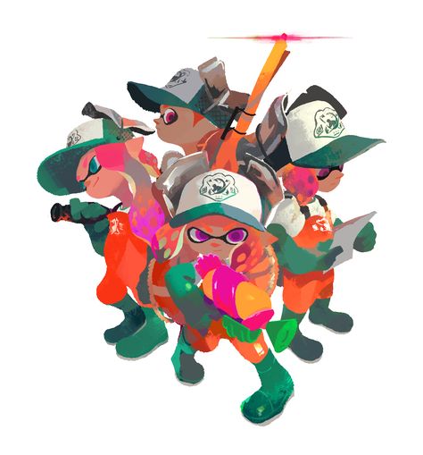 Salmon Run, Splatoon, Nintendo, Art