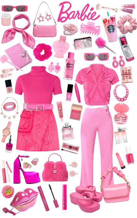 Barbie Outfits Aesthetic Summer, Barbie Lego Sets, Barbie Outfit Women, Barbie Outfits For The Movie, Edgy Barbie Outfit, Outfits To Go See The Barbie Movie, Business Barbie Aesthetic, Barbie Outfits Vintage, Barbie Inspired Outfits Aesthetic