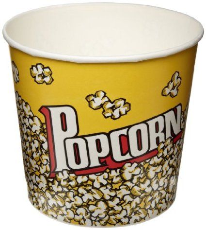 Solo VP85-00061 85 Oz. Paper Popcorn Tub DoubleSided Poly 150-Pack Paper Popcorn, Popcorn Seeds, Popcorn Tub, Popcorn Bucket, Popcorn Box, Ben And Jerrys Ice Cream, Cup With Straw, Food Service Equipment, Coffee Cans