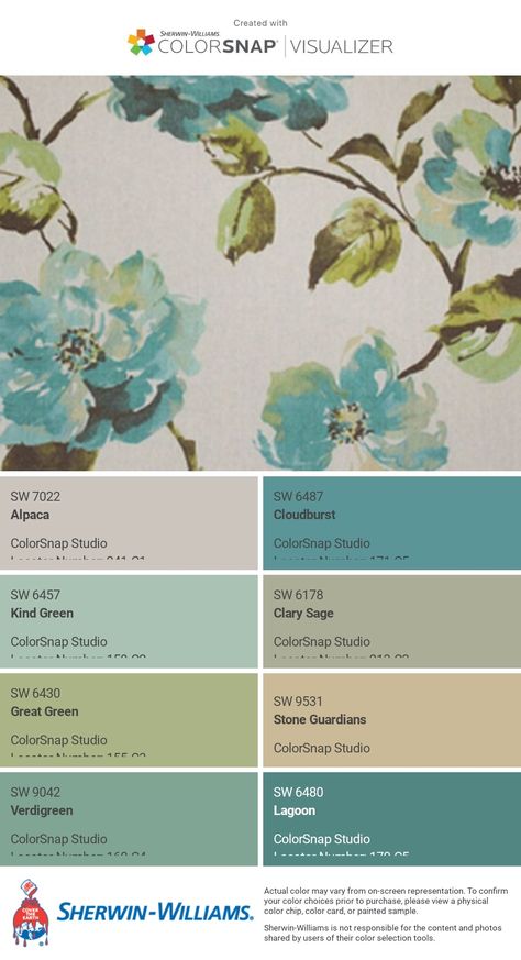 Lagoon Sherwin Williams, Seasalt Color Scheme, Seaglass Color Palette, Sea Glass Color Palette, Vanilla Color Palette, Sea Salt Paint, Orange Cabinets, Paint Pallets, Colorful Aura