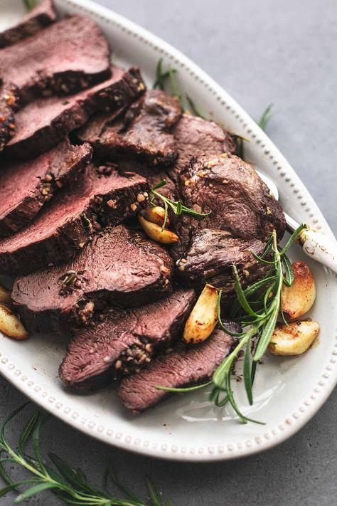 Roasted Garlic Butter Beef Tenderloin | Creme De La Crumb Butter Beef, Beef Tenderloin Recipe, Roasted Garlic Butter, Beef Tenderloin Recipes, Beef Tenderloin Roast, Garlic Beef, Tenderloin Roast, Leftover Beef, Tenderloin Recipe