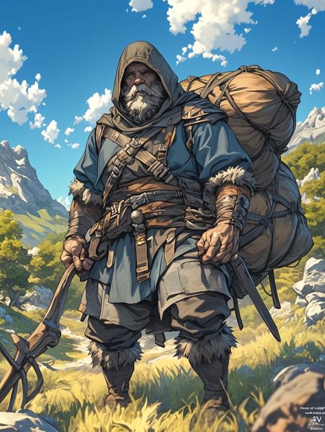 Haven peasant (Unit) —day 20 Adventurer Concept Art, Npc Character Design, Dnd Npc Art, Fantasy Peasant, Caracter Design, Dungeons And Dragons Art, D&d Dungeons And Dragons, Dungeons And Dragons Homebrew, Game Character Design