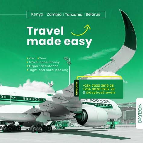 Travel flyer Design✈️ Agency Social Media Design, Travel Flyer Design, Pull Up Banner Design, Travel Advertising Design, Tourism Design, Travel Flyer, Agency Social Media, Airline Booking, Travel Advertising