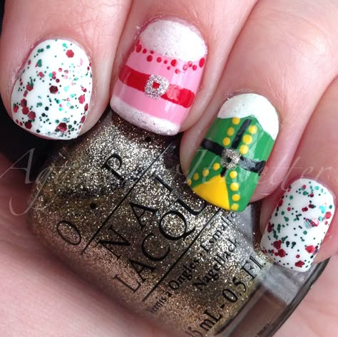 Christmas Nails Buddy The Elf, Buddy The Elf Nails, Elf Nails, Tech Ideas, Christmas Gel, Red Christmas Nails, You Found Me, Christmas Nails Easy, Christmas Gel Nails