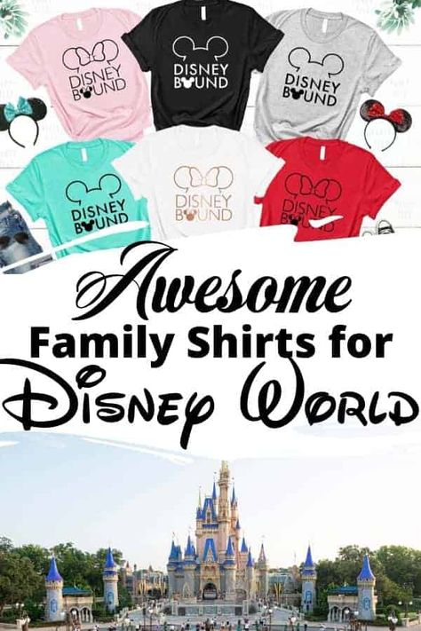 There are some definite benefits to buying family shirts for Disney World and if you are looking for design ideas, we have a few of our favorites to share! Disney Vacation Mode Shirts, Disney World Tshirts Families, Disney World Vacation Shirts, Disney Shirts For Family 2023, Disney World Trip Shirts, Matching Family Disney Shirts Ideas, Disney World Family Shirts Ideas, Disney Tshirt Ideas Families, Family Disney Shirts Ideas