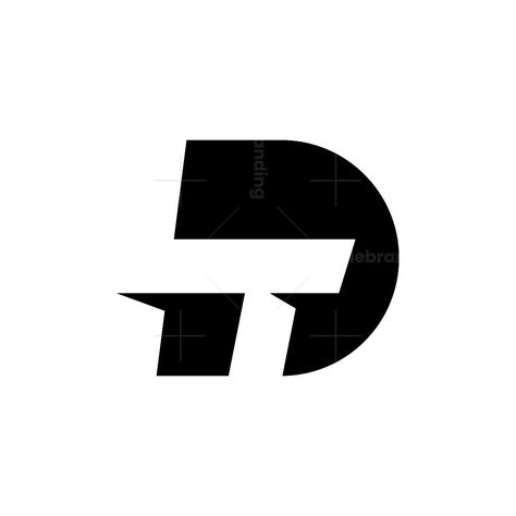 Monogram Letter D + T looks catchy and trendy styling. Perfect for any business Logo Desing, D Logo, Logo Design Inspiration Branding, Tshirt Printing, Tshirt Printing Design, Concept Clothing, Printing Design, Letter D, Daily Drawing