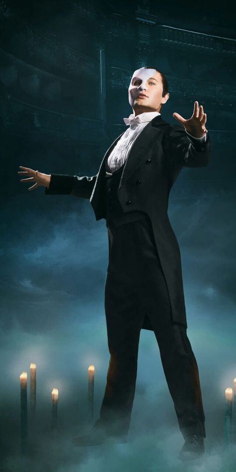 Dmitry Ermak as the Phantom of the Opera (2014-2016) | Phantom ... Opera Fashion, Phantom Mask, Broadway Playbills, Opera Ghost, Music Of The Night, The Phantom Of The Opera, Musical Comedy, Broadway Theatre, Fantasias Halloween