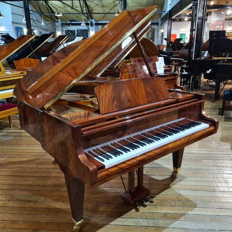 Used Bosendorfer Model 170 Baby Grand Piano Pyramid Mahogany 41528 1 Piano For Sale, Baby Grand Piano, Baby Grand Pianos, Adjustable Stool, Grand Piano, Nottingham, Pyramid, Showroom, Phoenix