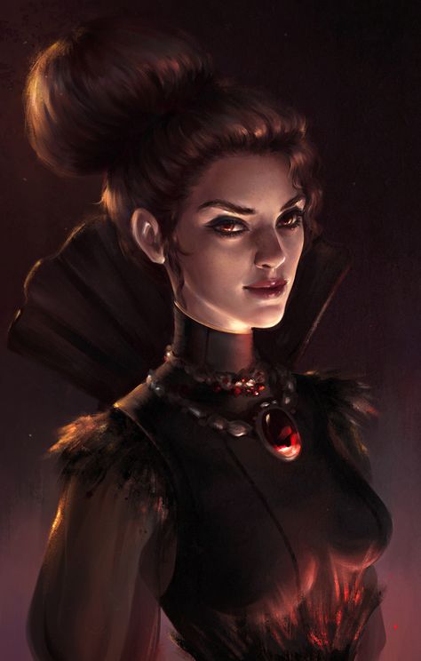 ArtStation - Necromancer, Lin Romanov Noble Woman, Critical Role Fan Art, Fantasy Portraits, Female Human, Warhammer Fantasy, Arte Fantasy, Fantasy Rpg, Dnd Characters, Fantasy Artwork