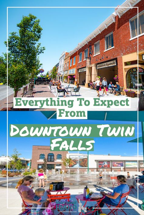 Downtown Twin Falls has had a recent “glow-up” in the last few years and now it is popping with lovely shopping! Try delicious locally sourced food and drink, plus browse unique and trendy shops. Enjoy the Saturday Farmers Market in the summer, plus lots of live music! Many events are held Downtown Twin Falls such as Western Days, holiday parades, Twin Falls Criterium, Oktoberfest and others within the businesses themselves. Twin Falls Idaho Things To Do In, Indoor Climbing Gym, Explore Idaho, Idaho Vacation, Float Therapy, Southern Idaho, Twin Falls Idaho, Holiday Parades, Fun Outdoor Activities