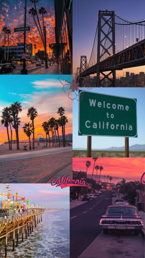 California Collage Wallpaper, Travel In Usa, California Collage, Los Angeles Wallpaper, Usa Wallpaper, 2020 Aesthetic, London Cityscape, Funny Snapchat Pictures, Top Places To Travel