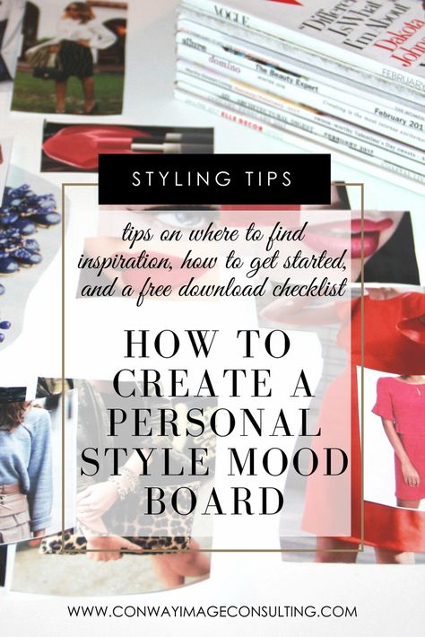 How to Create a Personal Style Mood Board Style Mood Board, Image Consulting, Personal Style Inspiration, Image Consultant, Mood Board Inspiration, Fashion Mood Board, Mood Board Fashion, Branding Photoshoot, Work Looks