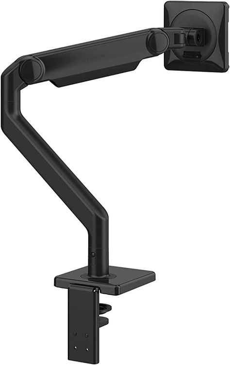 Amazon.com: Humanscale M2.1 Monitor Arm | 2 Piece Clamp Mount with Base | Angled Link/Dynamic Link | Standard Monitor Tilt | Standard Black Vesa Bracket 100mm x 100mm (Black with Black Trim) : Electronics Monitor Arm, Monitor Mount, Studio Equipment, New Condo, Grey Trim, Monitor Stand, Bed Desk, Video Home, Working Area