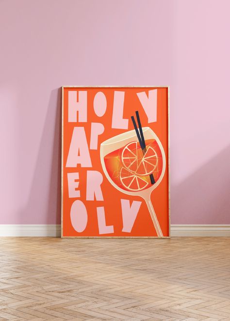 Aperol Spritz Poster Aperol Spritz Art Print Casual Print Kitchen Posters Summer Posters Optional Wooden Frame - Etsy Aperol Spritz Print, Aperol Spritz Art, Aperol Spritz Painting, Aperol Spritz Illustration, Aperol Painting, Kitchen Posters Decor, Aperol Print, Summer Presents, Spritz Art