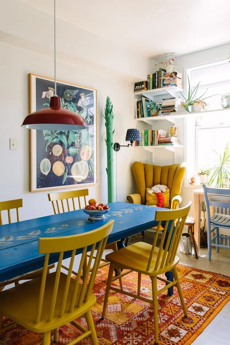 This Colorful Brooklyn Apartment Is Filled With Paper Plants | Cup of Jo House In The Country, Father To Be, Brooklyn Apartment, Magical Creature, The Sisters, Hus Inspiration, Hem Design, My Neighbor Totoro, Hayao Miyazaki