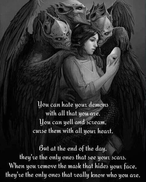 Demonic Quotes, Dark Love, Dark Soul, Soul Quotes, Know Who You Are, An Angel, Abba, The Words, Dark Side