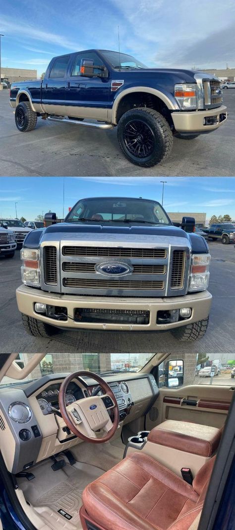 well serviced 2008 Ford F 350 crew cab Custom Trucks For Sale, Ford Trucks For Sale, Lifted Trucks For Sale, Pick Up 4x4, Pickups For Sale, Bed Liner, King Ranch, Lifted Trucks, Wheels And Tires