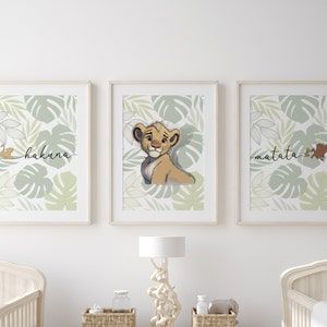 Lion King Nursery Boy, Lion King Baby Nursery, Lion King Nursery Ideas, Lion Themed Nursery, Lion King Room, Boho Nursery Art, Lion King Nursery, Safari Nursery Wall, Lion King Baby