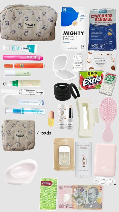 Emergency kit Cute Emergency Kit Bags, 6th Grade Survival Kit, Girl Emergency Kit, Car Emergency Kit List, Travel Emergency Kit, Emergency Kit Essentials, Emergency Kit Bag, Teacher Emergency Kit, Emergency Car Kit