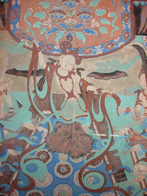 Getty Center Los Angeles, Buddhist Texts, Dancing Figures, Dunhuang, Arts Crafts Style, Buddha Art, Style Travel, Silk Road, Buddhist Art