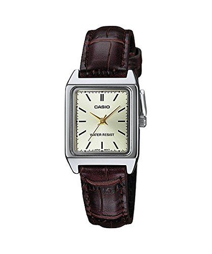 LTPV007L9EUDF Casio Wristwatch ** Details can be found by clicking on the image-affiliate link. South Korea Fashion, Casio Quartz, Casio Watches, Brown Watches, Brown Leather Watch, Alligator Print, Female Dress, Analog Watch, Korea Fashion