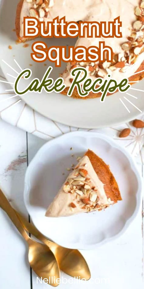 Butternut Squash Cupcakes, Butternut Squash Cake Recipes, Butternut Pumpkin Recipes, Butternut Cake Recipe, Butternut Squash Dessert, Squash Pie Recipes, Butternut Squash Cake, Squash Cake, Apple Dapple