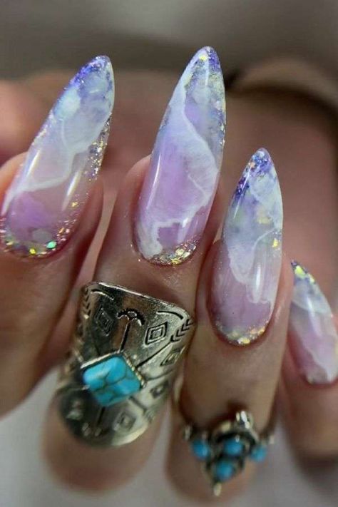 21 Exotic Birthday Nails Styles: Nail Art Ideas for Your Special Day - ReenaSidhu Exotic Birthday Nails, Summer Nail Color, Best Summer Nail Color, Birthday Nail Designs, Perfect Hands, Galaxy Nail Art, Opal Nails, Nail Color Trends, Fantasy Nails