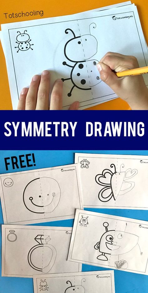 Kraftangan Prasekolah, Symmetry Drawing, Purposeful Play, Drawing Activity, Craft Preschool, Picture Drawing, Aktiviti Kanak-kanak, Architectural Presentation, Movement Activities