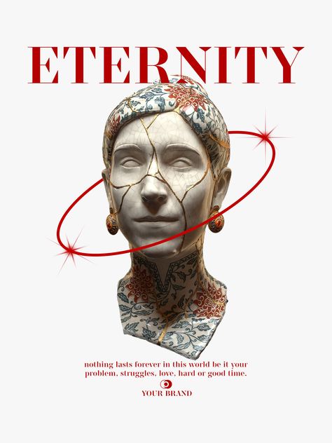 ETERNITY Streetwear Design on Behance Risograph Design, Arte Do Hip Hop, Graphic Shirt Design, T Shirt Logo Design, Beach Vintage, Shirt Logo Design, Tshirt Printing Design, Dresses Boho, Shirt Design Inspiration