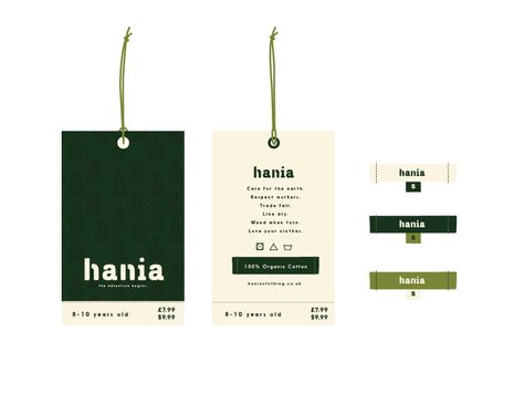 Tag Packaging Design, Hanging Tag Design, Clothing Hang Tag Design, Price Tag Design Clothing, Clothing Tag Design Ideas, Cloth Tag Design, Hang Tag Design Clothing Labels, Price Label Design, Clothing Logo Design Creative