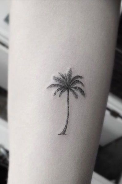 These people love adventure so much, they got it tattooed on them... forever Wellen Tattoo, Beach Tattoos, Tree Tattoos, Palm Tattoos, Tattoo Zeichnungen, Tree Tattoo Designs, Palm Tree Tattoo, Hawaiian Tattoo, Bicep Tattoo