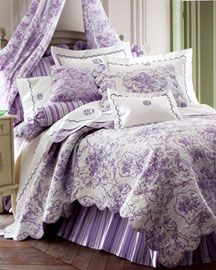 lavender decorated cottages on pinterest - Google Search Rustic Shabby Chic Bedroom, Shabby Chic Guest Room, Lilac Bedroom, Purple Bed, Lilac Bedding, Bedroom Purple, Purple Bedrooms, Purple Bedding, Purple Bedroom