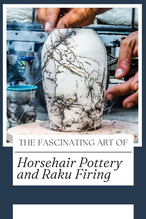 Get ready to journey into the ancient, awe-inspiring realm of horse hair pottery and Raku firing! These time-honored techniques have been captivating artists for centuries, enabling them to craft pottery with spellbinding and unpredictable patterns. In this article, we'll dive deep into the enchanting world of horse hair pottery and Raku firing, uncovering the secrets, materials, and the pure magic behind this mesmerizing art form. Join us for an art adventure like no other... Raku Pottery Tutorials, Raku Ideas, Craft Pottery, Raku Firing, Horse Hair Pottery, Fire Pots, Embrace Imperfections, Art Adventure, Ancient Pottery