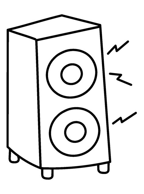 Speaker - Lol Coloring Pages Speaker Drawing, Balanced Math, Lol Coloring Pages, Lol Coloring, Doddle Art, Big Speakers, Math Activities, Tatting, Tattoo Ideas