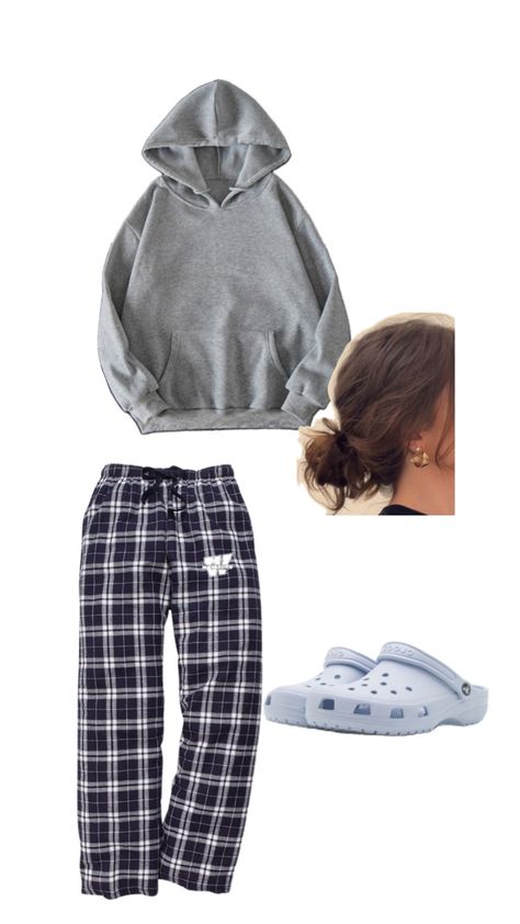 Pj Ideas For School, Pjs Pants Outfit, Pajama School Outfit, Cute Pj Outfits For School, Pj School Outfits, Baggy Pjs, Pj Outfit For School, Pjs Outfits For School, Pajama Day Outfits