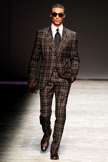 Would LOVE to see someone wearing this on the street. (Joseph Abboud Fall 2012) Bryshere Gray, Style Gentleman, A Man In A Suit, Der Gentleman, Man In A Suit, Dapper Gentleman, Men Suit, Joseph Abboud, Sharp Dressed Man