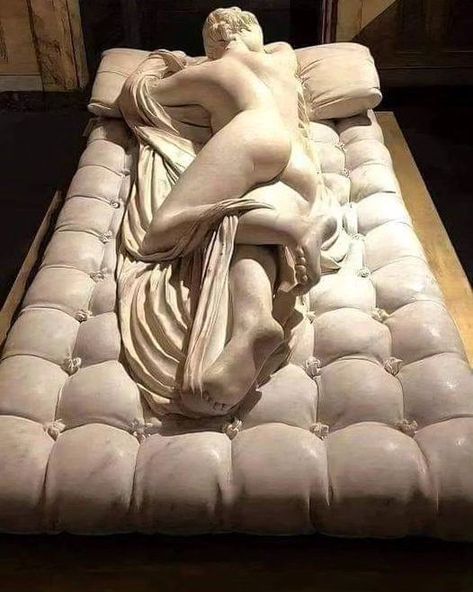 Sculptor; Gian Lorenzo Bernini.. The Sleeping Hermaphrodite. * Statue, AD 2. The century belongs to the Roman period. At the request of the cardinal, in 1620, the artist carved the bed from Carrara marble. The work is located in the Louvre Museum. #alien #aliens #alienlife #History #extraterrestrials #extraterrestrial #ancientalien #ancientscientist #forbidenknowledge #anunnaki #ancientaliens #historyfact #ufo #archaeology #ancienthistory #forbidenhistory #ancientarchitecture #egypttemples #... Gian Lorenzo Bernini, Lorenzo Bernini, The Louvre Museum, Louvre Museum, The Louvre, Ancient Aliens, Ancient Architecture, Carrara Marble, History Facts