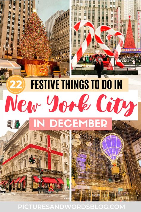 Nyc Christmas Bucket List, New York City In December, New York In December, Dyker Heights, New York Noel, Nyc In December, New York City Christmas, Nyc Holidays, Christmas In New York