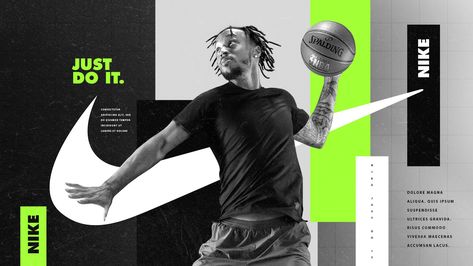 KV - Nike :: Behance Nike Poster, Design Campaign, Visual Strategy, Nike Design, Sports Design Inspiration, Sports Flyer, Website Design Layout, Poster Design Inspiration, Sports Graphics