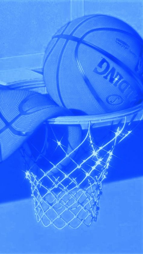 Blue Basketball Aesthetic Wallpaper, Nike Azul, Ombre Wallpaper Iphone, Basketball Girl, Photo Bleu, Basketball Background, Hoop Light, Blue Baskets, Basketball Theme