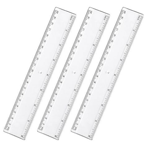 Color Plastic Ruler Straight Ruler Assorted Color Ruler Measuring Tool 8 Inch Ruler Set Rulers Bulk 3 Pack(Cear) - Amazon.com Ruler Set, Inch Ruler, Journal Inspo, Bullet Journal Inspo, Measurement Tools, Ruler, Bullet Journal, Collage, Pins