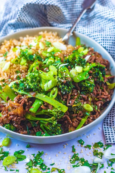 Ginger Beef Recipe, Minced Beef Recipes, Ginger Beef, Minced Meat Recipe, Meals Ideas, Mince Recipes, Beef Recipe, Minced Meat, Asian Cooking