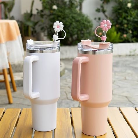 Reusable Drinking Straw, Straw Covers, Straw Cover, 40 Oz Tumbler, Drinking Straw, Cartoon Flowers, Drink Straw, Bottle Cover, E 40