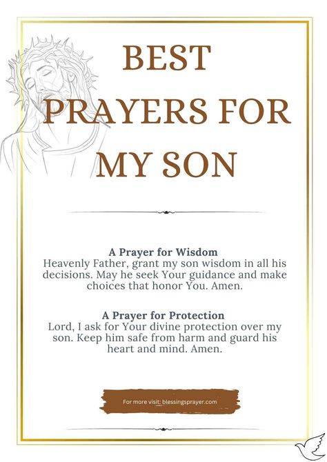 Prayers For My Son Prayer For My Son Mental Health, Prayers For Sons, Prayers For Son, Prayer For Exam Success, Prayers For My Son, Bible Verses About Anger, Friends Bible Verse, Prayer For Your Son, Prayers For Direction