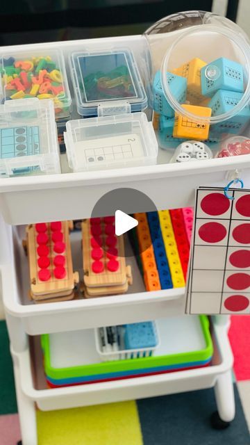 Kindergarten • Math on Instagram: "Ten Frame Cart!   TIER 1: •Ten Frame Dice •Mini Number Erasers •Mini Ten Frame Flash Cards •Transparent Numbers •Ten Frame Learning Advantage Playing Cards •Dice (1-6) •Dice (1-10)  TIER 2: •Foam Ten Frames •Connecting Cubes •Magnetic Star Ten Frames  TIER 3: •Magnetic Dry Erase Boards •Dry Erase Markers •Dry Erase Erasers  HANGING: •Ten Frame Model Cards on a Ring  #kindergarten #maths #kindergartenmath #firstgrade #secondgrade #teach #backtoschool" 10 Frames Kindergarten, Kinder Math Centers, Ten Frames Kindergarten, Ten Frame Activities, Dry Erase Boards, Tens And Ones, Tier 1, Frame Model, Ten Frames