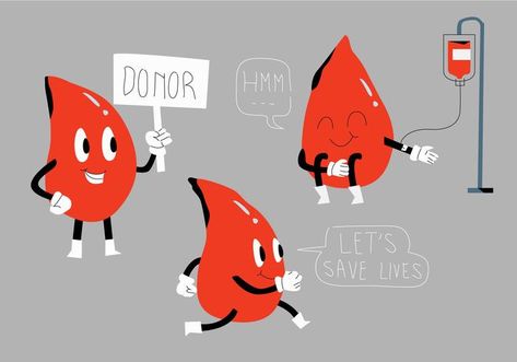 Blood Drive Funny Character Mascot Vector Illustration Blood Drive, Character Mascot, Funny Character, Mascot Design, Save Life, Character Illustration, Vector Art, Vector Free, Vector Illustration