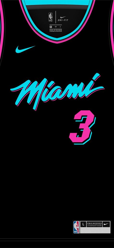 Minimal Miami Vice Jersey Mobile Album on Imgur #DwyaneWade #SportCelebrity #BasketballCelebrity #UnitedStates #iPhoneXWallpaper Miami Wallpaper, Lakers Wallpaper, Jersey Wallpaper, Nba Basketball Art, Nba Miami Heat, Bola Basket, Hype Wallpaper, Nba Art, Hypebeast Wallpaper